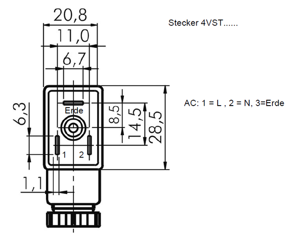 4VST - LED-Stecker